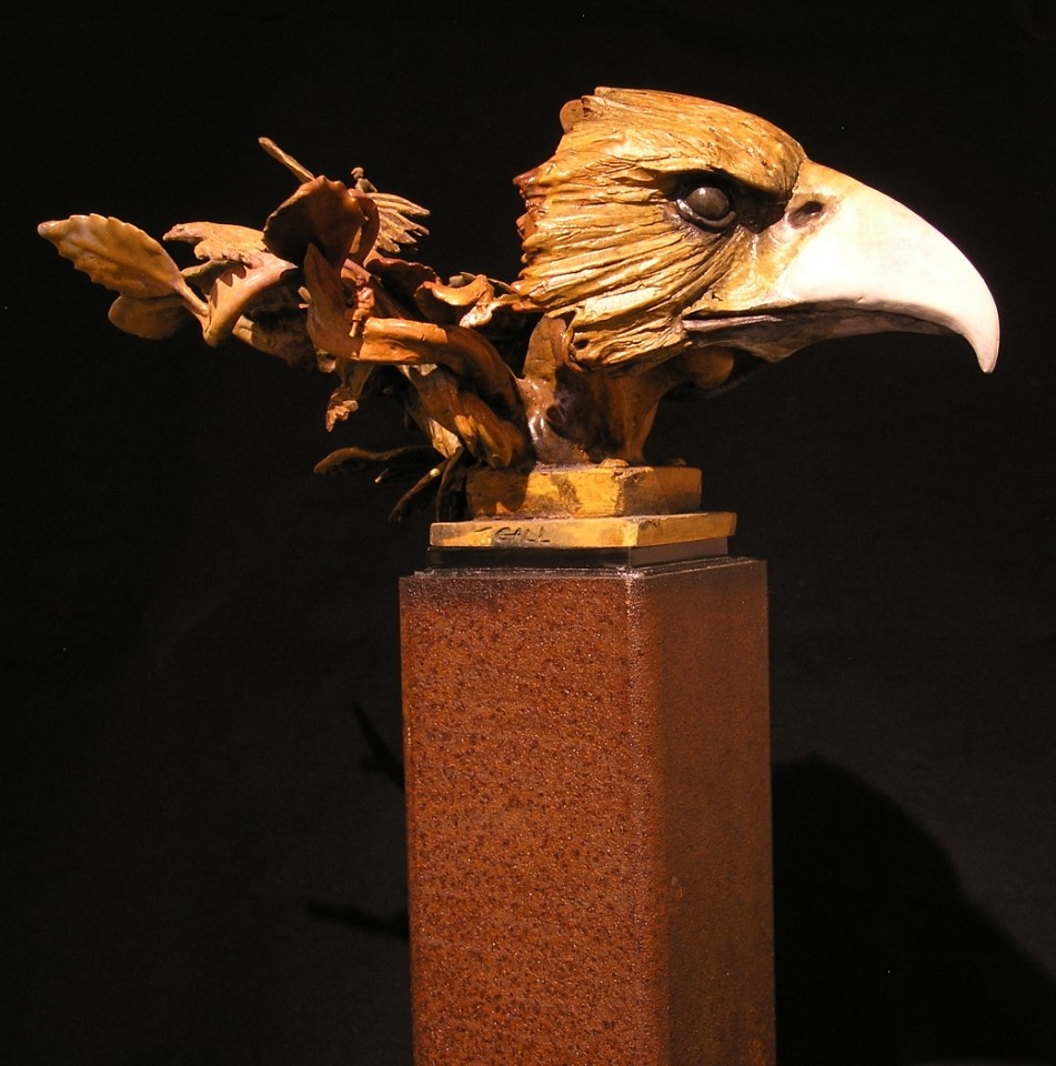 Ted Gall, Eagle
Bronze, Steel Base, 14 x 5 1/2 x 8 1/2 in. (35.6 x 14 x 21.6 cm)
SOLD
4919
&bull;