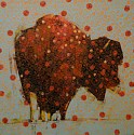 Les Thomas, Animal Painting #014-1102