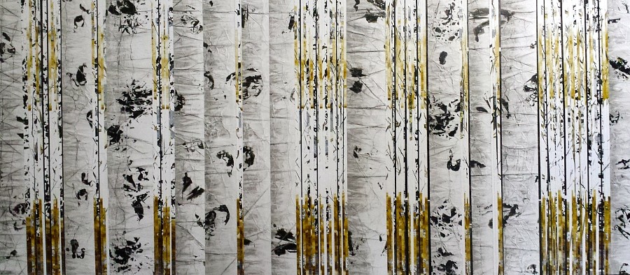 Anastasia Kimmett, Grove #3
Oil Pastel, Acrylic Ink on Paper Mounted on Panel, 27 x 60 in.
5429
