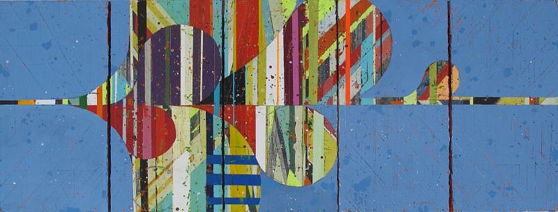 Jason Rohlf, Inverse
Acrylic on 5 Panel Linen, 20 x 51 in.