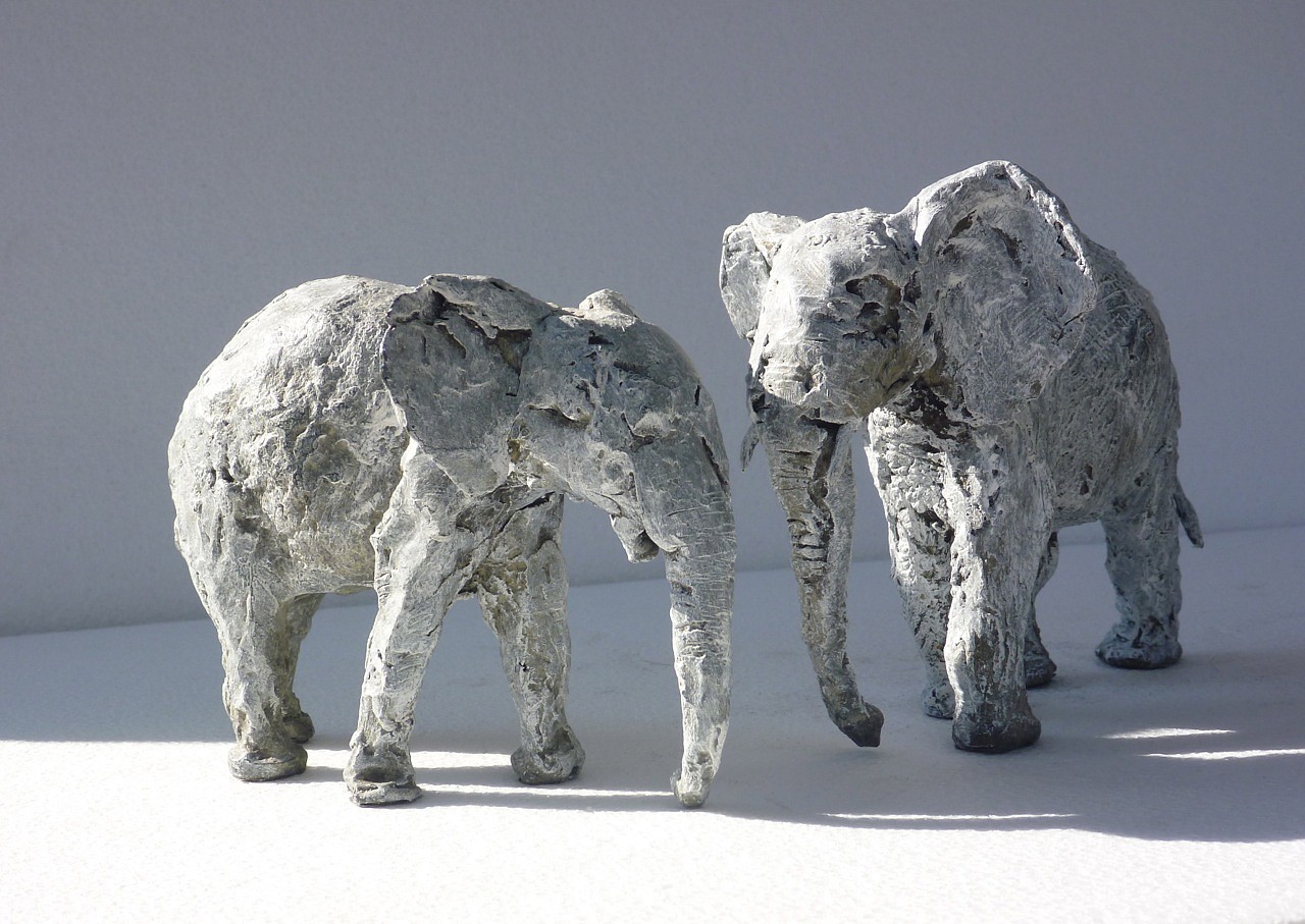 Heather Jansch, Baby Elephants, Child, 2015
5 x 4 x 3 1/4 in.
&bull;
