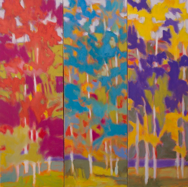 Marshall Noice, Birch Variations
Oil on Canvas, 36 x 36 in.