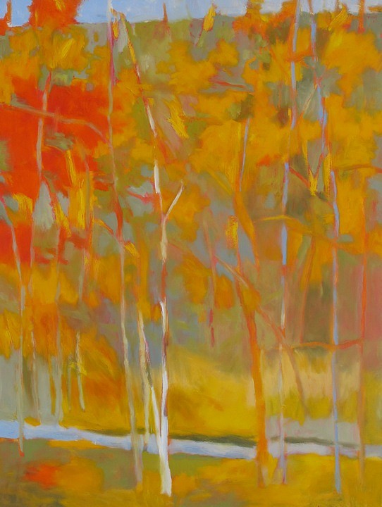Marshall Noice, Leaves Falling
Oil on Canvas, 48 x 36 in.