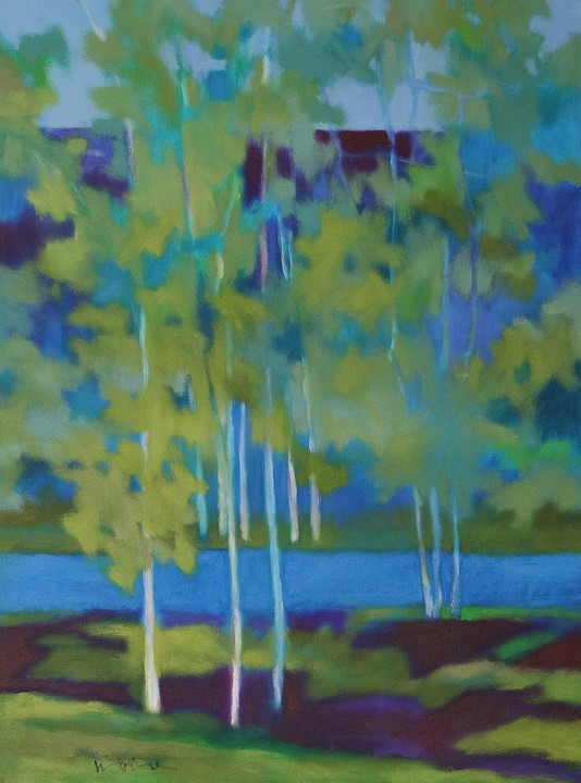 Marshall Noice, Across Lake Blaine
Oil on Canvas, 40 x 30 in.
SOLD
