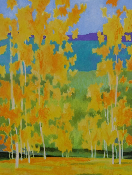 Marshall Noice, On Teton Pass, Fall
Oil on Canvas, 80 x 60 in.