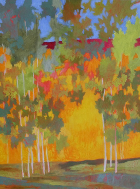 Marshall Noice, On Teton Pass, Summer
Oil on Canvas, 80 x 60 in.