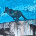 Helen Durant, Day Wolf
2016, Charcoal, Acrylic, and Ink on Canvas
