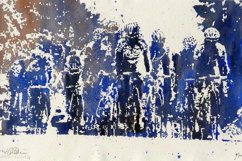 Jeremy Houghton, Olympic Cycling
Watercolor, 22 x 26 in.
5970