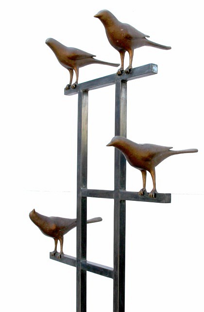 Gwynn Murrill, 4 Birds, 2016
Bronze, 64 x 15 x 12 in.
&bull;