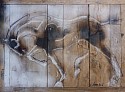 Heather Jansch, Equus Wood Drawing
2016, Burnt Wood Drawing