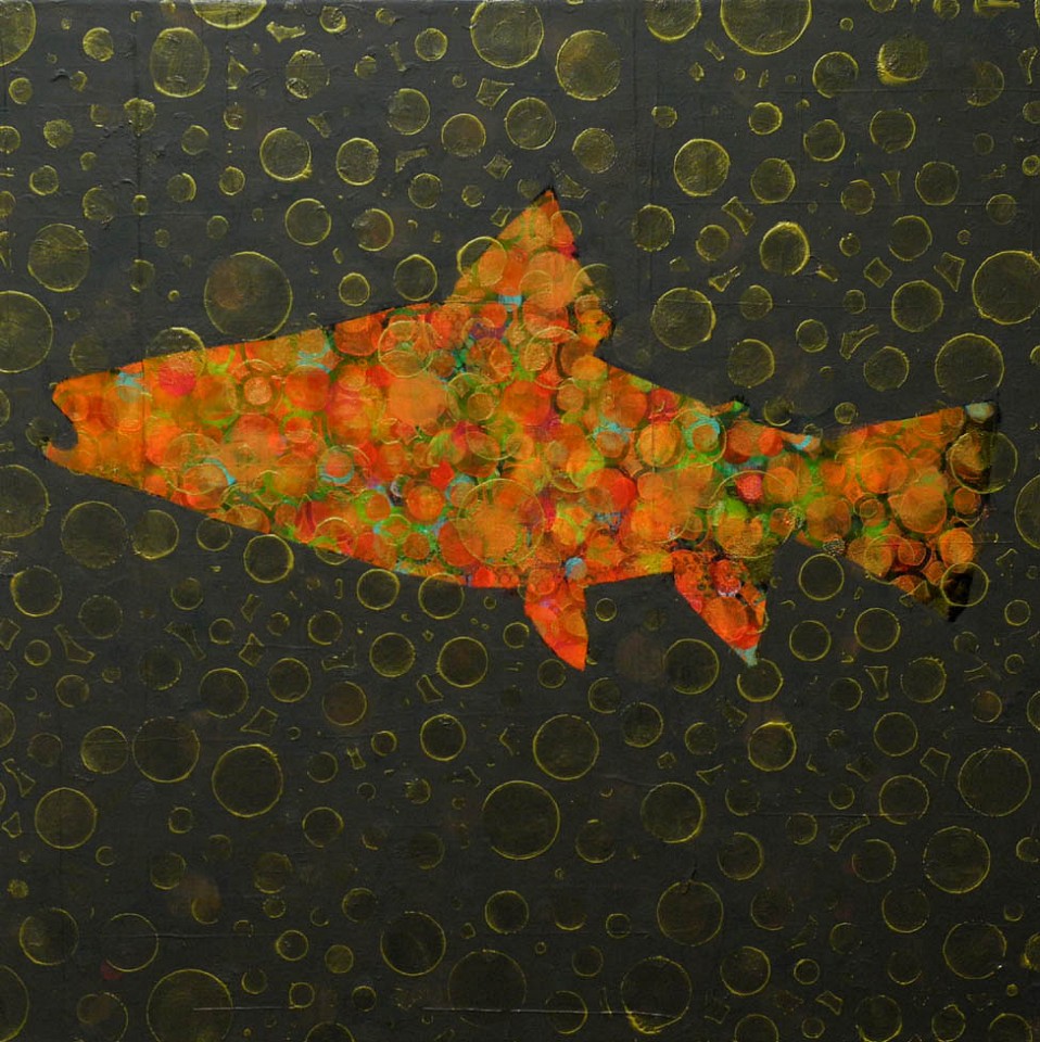Les Thomas, Trout Painting # 016-1373   , 2015
Oil on Canvas, 24 x 24 in.