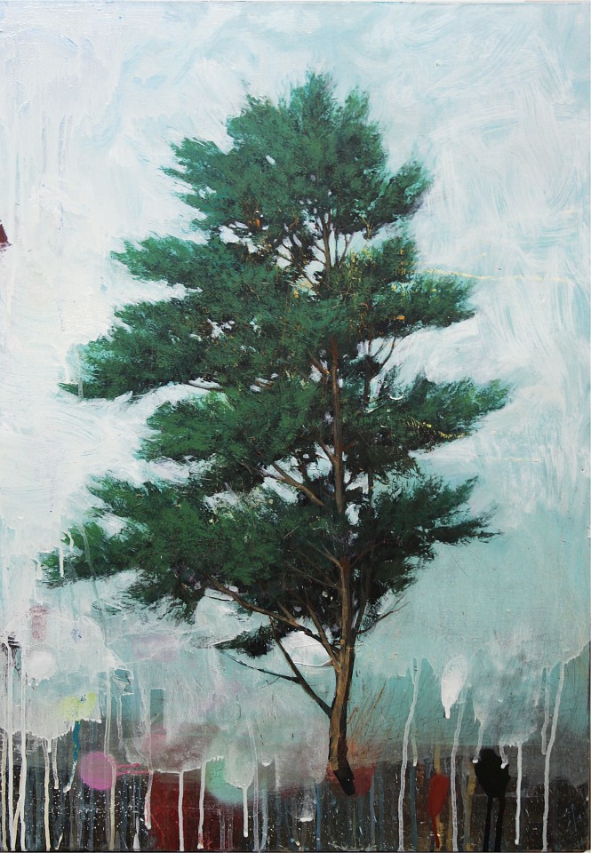 Peter Hoffer, English Pine, 2016
Acrylic, Oil and Epoxy on Panel, 36 x 24 in.
