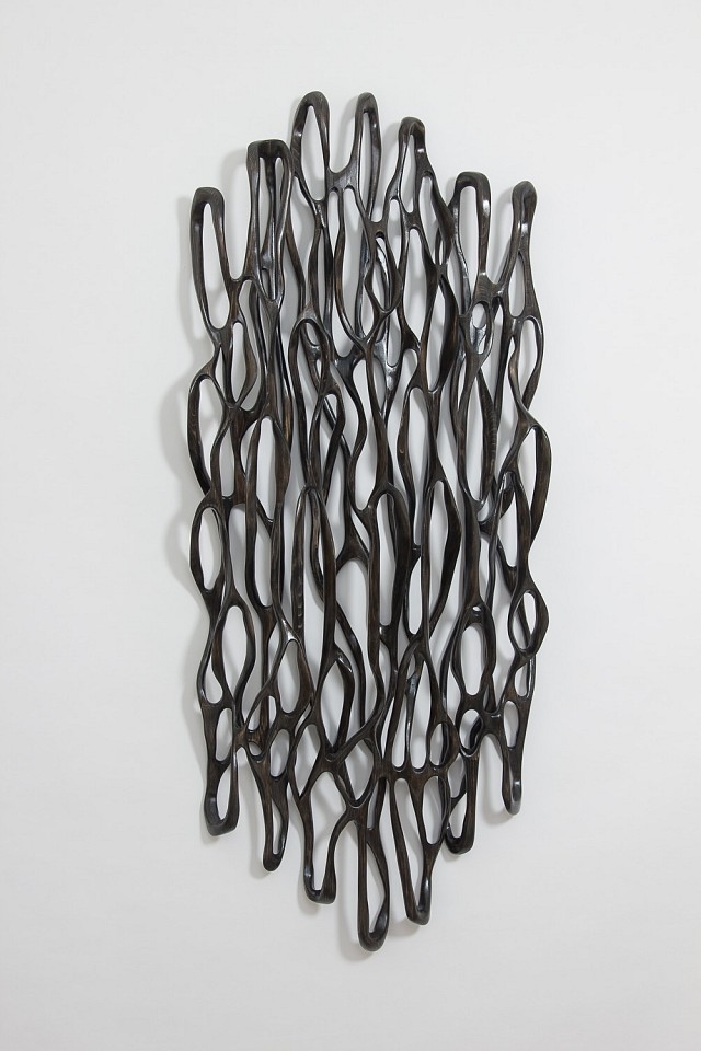 Caprice Pierucci, Charcoal Delicate Loops V, 2016
Pine, 70 x 40 x 10 in.