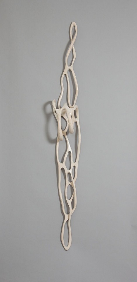 Caprice Pierucci, Vertical White Cycle, 2016
Pine, 72 x 9 x 9 in.