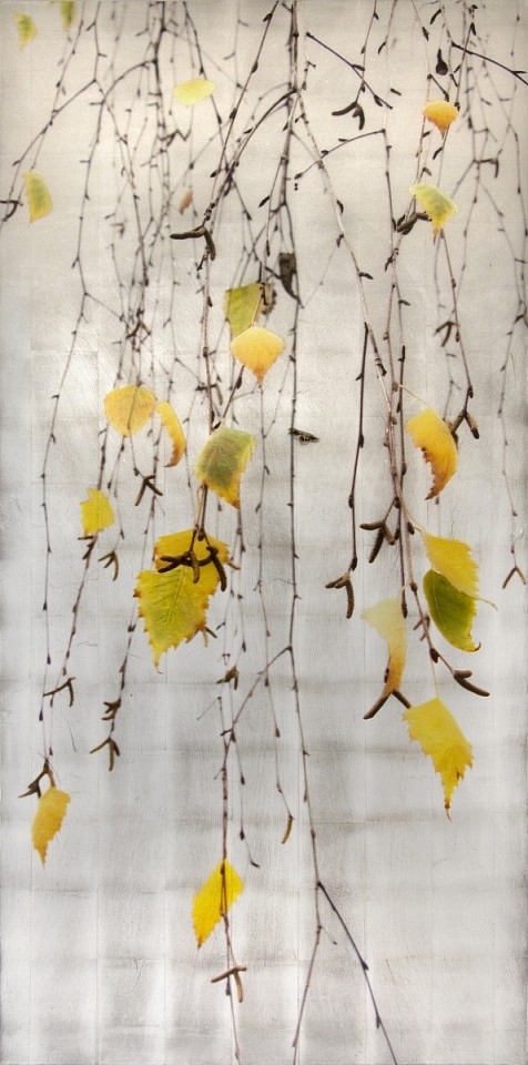Susan Goldsmith, Autumn Echo, 2017
Silver and Gold Leaf with Pigment Print,, 60 x 30 in.
SOLD
&bull;