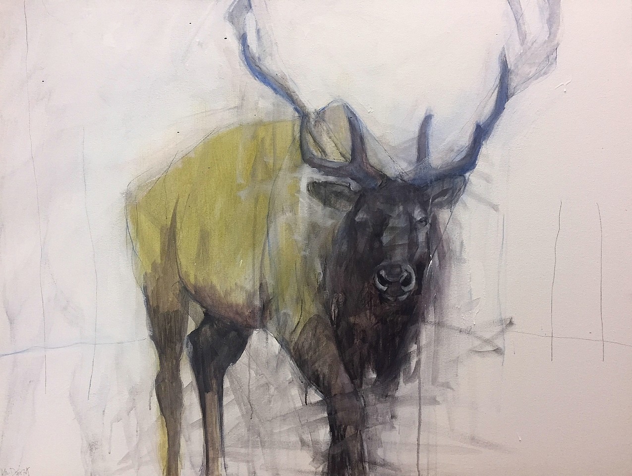 Helen Durant, Elk, 2017
Acrylic and Charcoal on Canvas, 36 x 48 in.
SOLD
&bull;