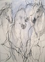 Helen Durant, Blue Horses
2017, Acrylic and Charcoal on Canvas