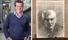 Jeremy Houghton Press: Jeremy Houghton sketches some of the last surviving Second World War fighter pilots to mark the Royal Air Force centenary, March 20, 2018 - Constance Knox for Express Magazine