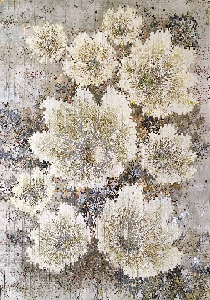 Anastasia Kimmett, Flowers with Moss and Stone #2
Mixed Media, 60 x 42 in.
&bull;