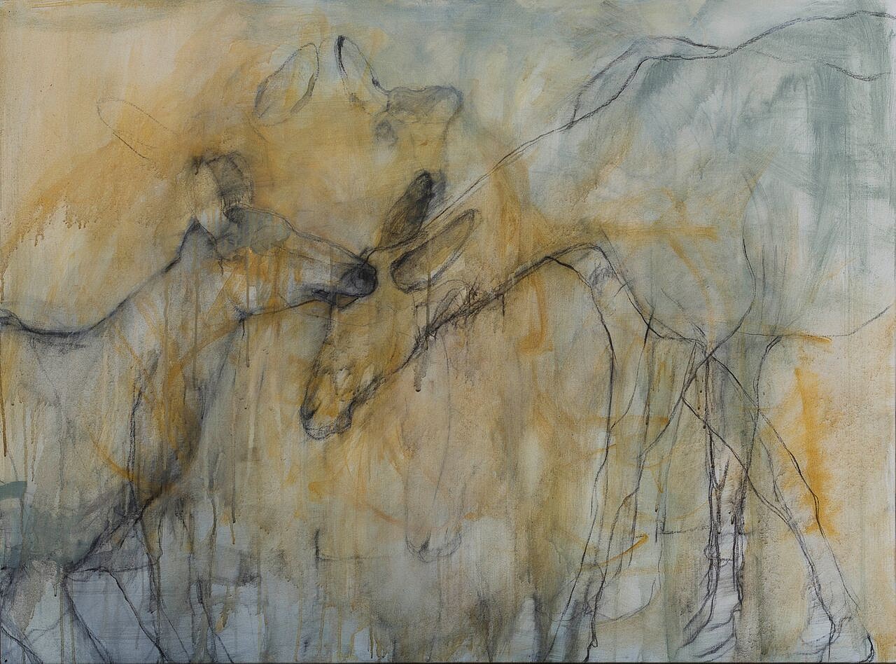 Helen Durant, Sage Stillness, 2018
Acrylic and Charcoal on Canvas, 36 x 48 in.
&bull;