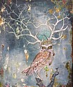 Chris Reilly, Owl Queen
Encaustic on Panel