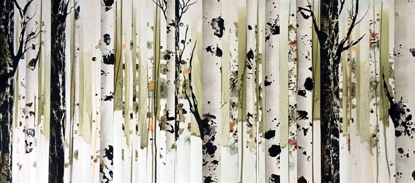 Anastasia Kimmett, Snow Hushed 5
Ink and Pastel on Paper Mounted on Panel, 21 x 47 in.
7191
&bull;