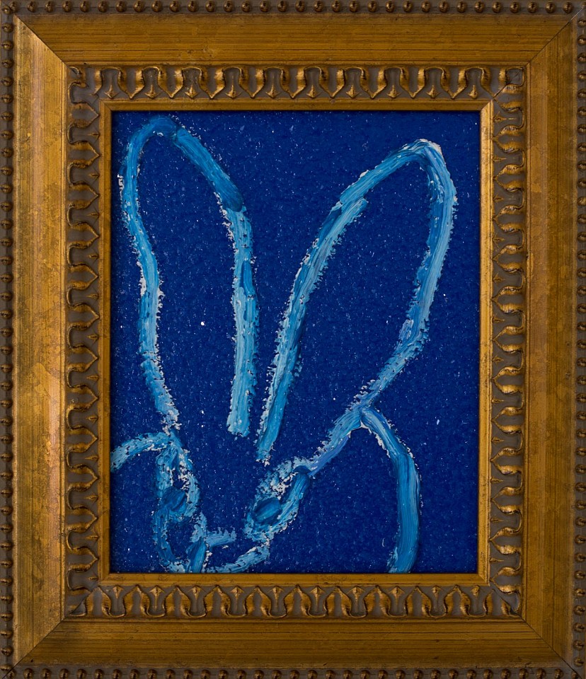 Hunt Slonem, Untitled, 2018
Oil & Acrylic with Diamond Dust on Wood, 10 x 8 in. (25.4 x 20.3 cm)
Light blue bunny on blue diamond dust
SOLD
7273
&bull;