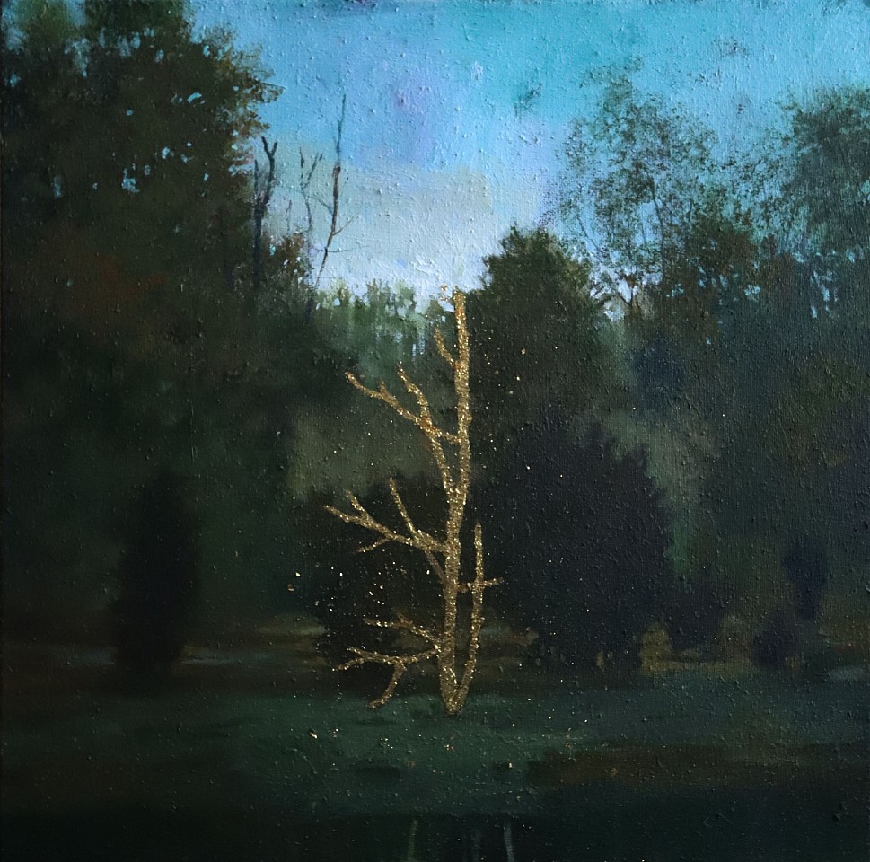 Peter Hoffer, Blossom
Oil, Acrylic, 24k Gold on Canvas, 27 1/2 x 27 1/2 in. (69.8 x 69.8 cm)
6835