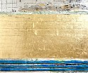 Takefumi Hori, Gold and Color No.77
2020, Acrylic, Oil Stick, Metal leaf and Gold leaf on Canvas