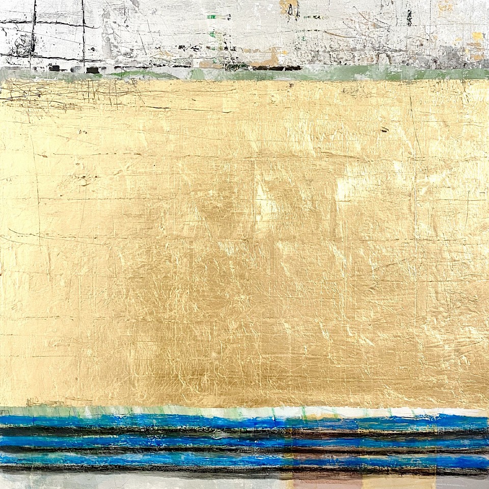 Takefumi Hori, Gold and Color No. 76, 2020
Acrylic, Oil Stick, Metal leaf and Gold leaf on Canvas, 36 x 36 in. (91.4 x 91.4 cm)
7416