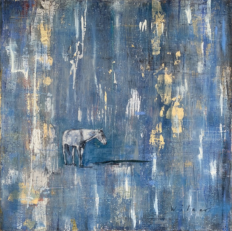 Amanda  Wilner, When it Rains, 2020
Oil, Metal Leaf, and Wax on Canvas, 40 x 40 in. (101.6 x 101.6 cm)
7448