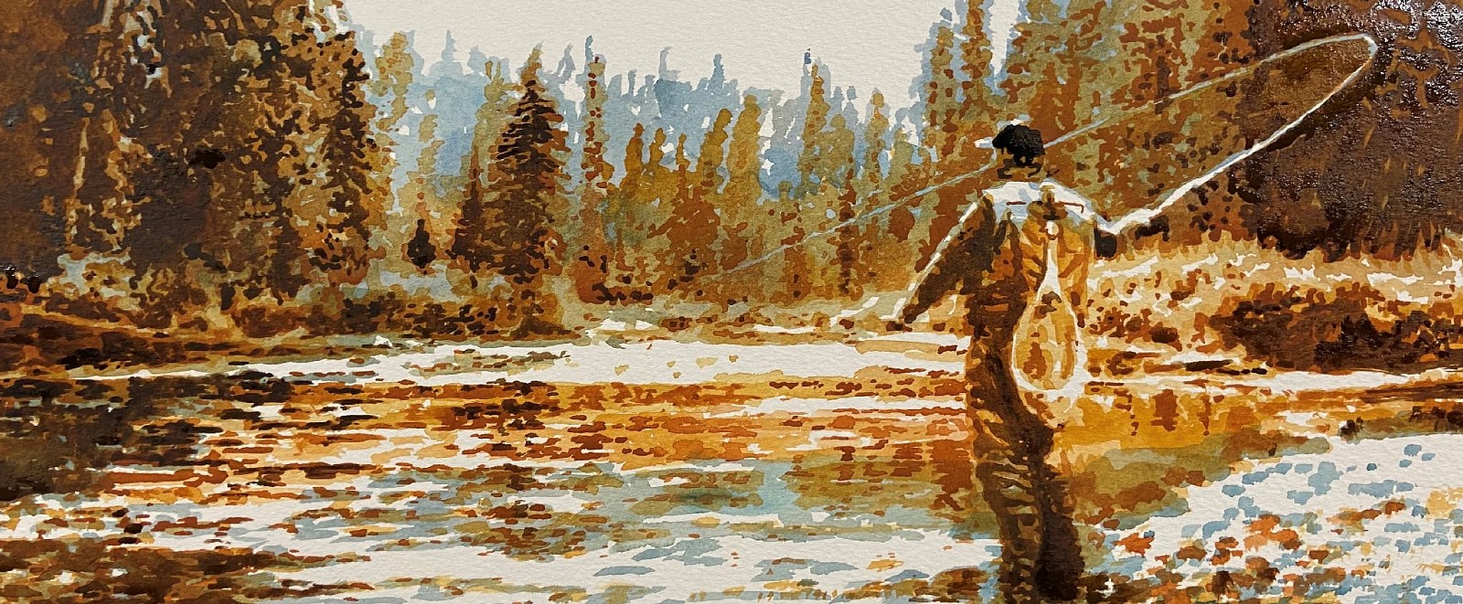Jeremy Houghton, Fly Fishing, 2020
Watercolor, 8 x 16 in.
SOLD
7483