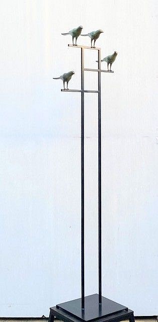 Gwynn Murrill, Four Birds, 2020
Bronze on Steel Base, 65 x 15 x 12 in. (165.1 x 38.1 x 30.5 cm)
7606