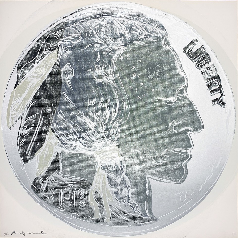Andy Warhol, Cowboys and Indians: Indian Head Nickel, II.835, 1986
Screenprint, 36 x 36 in. (91.4 x 91.4 cm)
7659