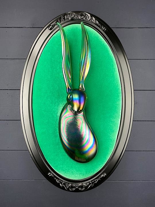 Hunt Slonem, Sapphire Green, 2020
Hand Blown Glass, 27 x 17 x 9 in. (68.6 x 43.2 x 22.9 cm)
7675