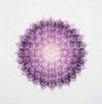 Work: Miya Ando Mandala (Purple) 40 &bull;