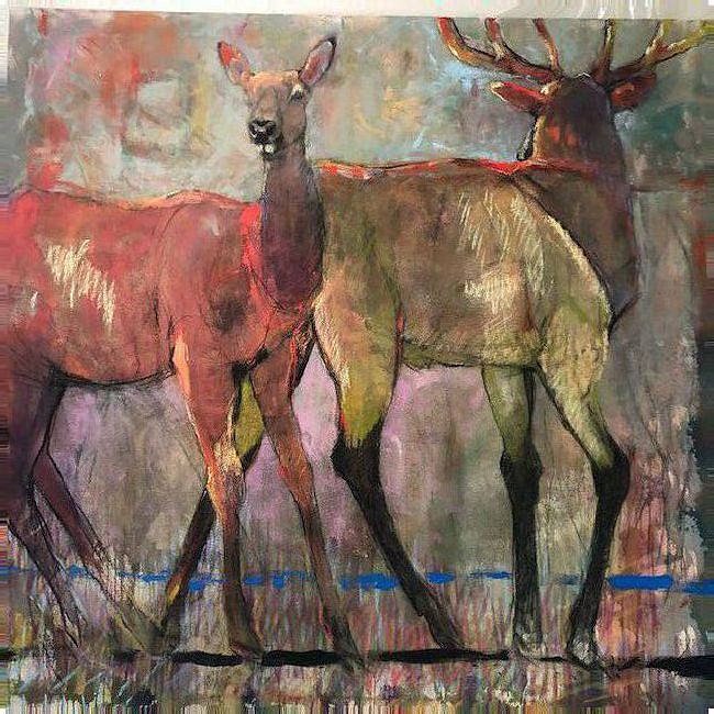 Helen Durant, The Return
Acrylic, Charcoal and Pastel on Canvas, 61 1/2 x 63 in. (156.2 x 160 cm)
SOLD
07763
&bull;
