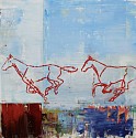 Douglas Schneider, A Horse of a Different Color (Red)
Oil on Panel