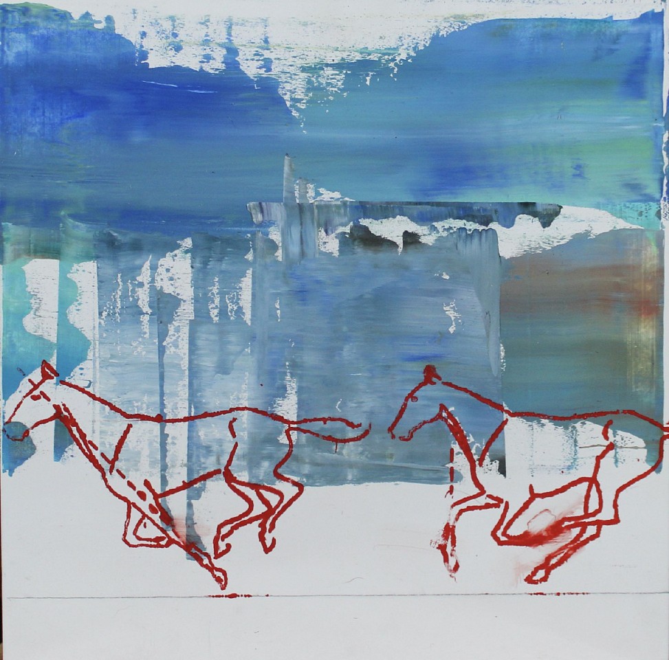 Douglas Schneider, A Horse of a Different Color (Blue)
Oil on Panel, 12 x 12 in. (30.5 x 30.5 cm)
07813
