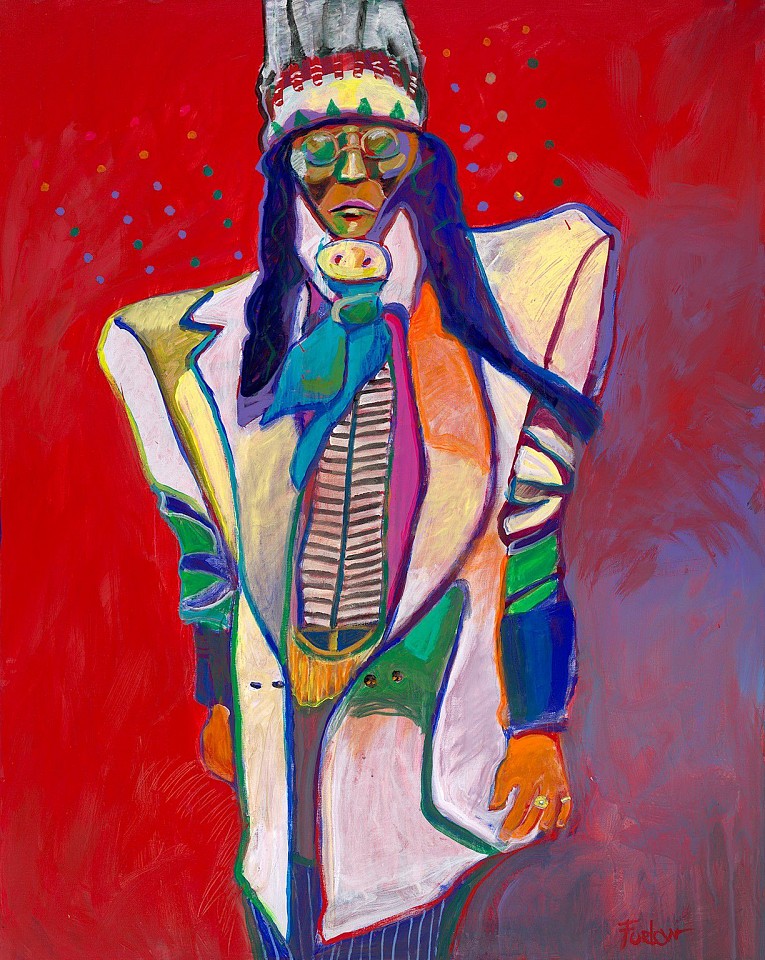 Malcolm Furlow, Armani Indian No. 6
Acrylic on Canvas, 60 x 48 in. (152.4 x 121.9 cm)
07822