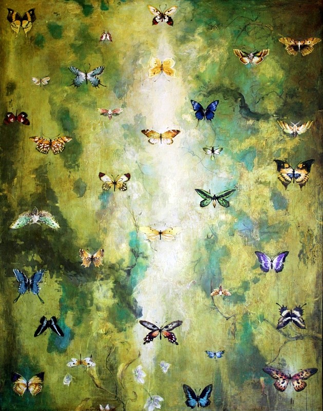 Chris Reilly, The Butterfly Sutra
Encaustic and Mixed Media on Canvas and Panel, 78 x 60 in. (198.1 x 152.4 cm)
SOLD
4249
&bull;