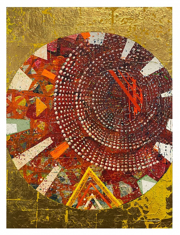 Jason Rohlf, Sol, 2021
Acrylic and Metal Leaf on Panel, 40 x 30 in. (101.6 x 76.2 cm)
07946