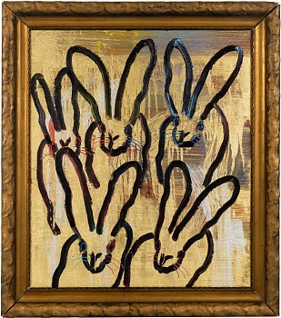 Hunt Slonem - Cinco Conejos