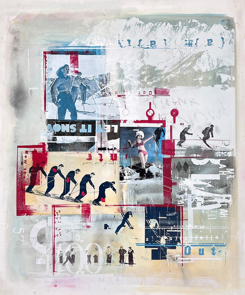 Ray Phillips, Think Snow, 2022
Mixed Media on Watercolor Paper adhered to Wood Panel, 46 x 38 in. (116.8 x 96.5 cm)
08075