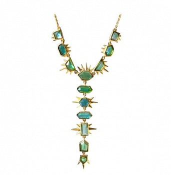 Work: Green Tourmaline Necklace $5,700