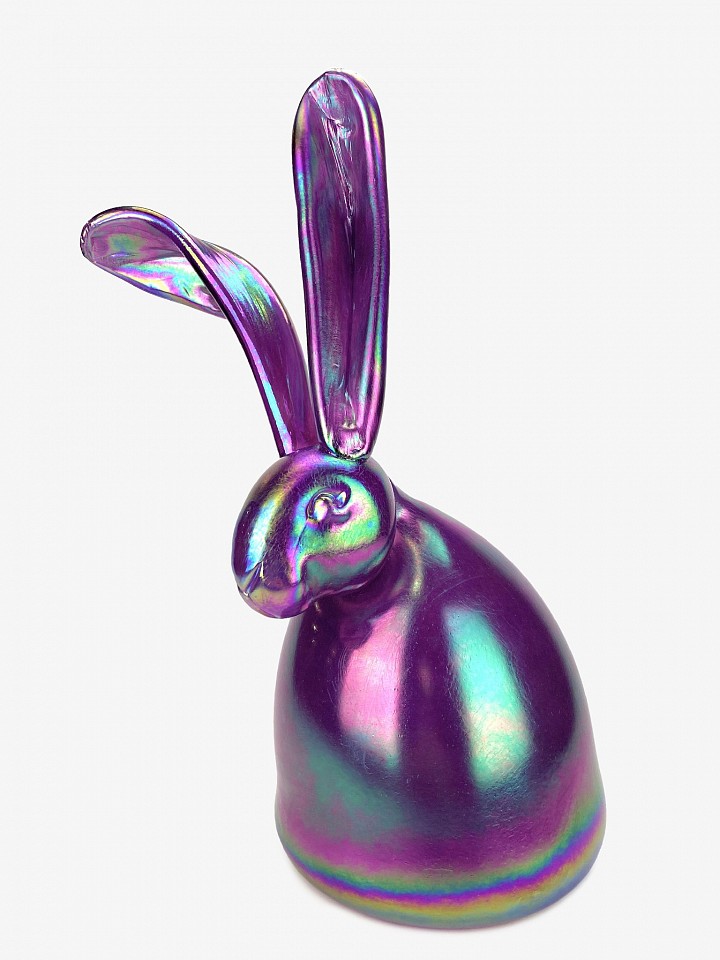 Hunt Slonem, Ophelia, 2022
Hand-blown Glass, 16 x 10 1/2 x 9 in. (40.6 x 26.7 x 22.9 cm)
08094