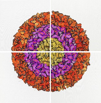 Juan Carlos Collada - Sunset on the Maasai Mara (polyptych) &bull;