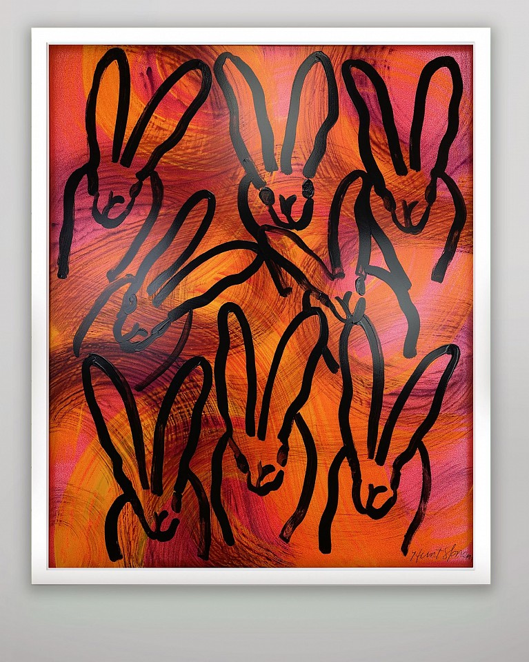 Hunt Slonem, Brightly Hearing, 2021
Paint on an LED Panel, 54 x 45 x 4 in. (137.2 x 114.3 x 10.2 cm)
08097