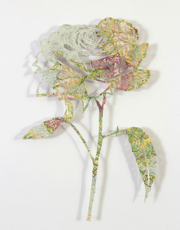 Claire Brewster, A Rose Without Thorns, 2021
Hand Cut Vintage Atlas, 22 1/2 x 17 1/2 in. (57.1 x 44.5 cm)
SOLD
07718
&bull;