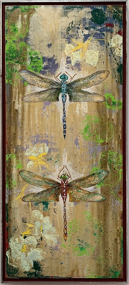Chris Reilly, Twin Verse #11, 2022
Encaustic, Silver Leaf & Mixed Media on Panel, 40 x 18 in. (101.6 x 45.7 cm)
08293